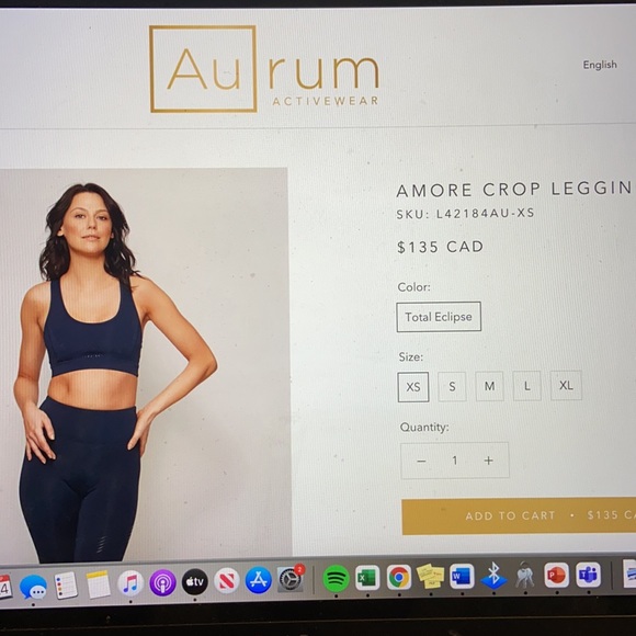 Aurum - amore crop leggings - Picture 4 of 4